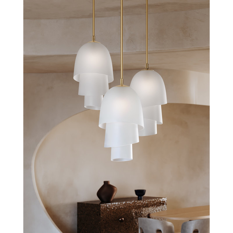 Hela 1 Light Pendant by Corbett Lighting, 31" H x 18" W x 18" D