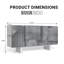 Buffet d'appoint 4 portes