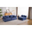 Canapé à compression Boneless, canapé-lit convertible au sol avec structure de forme fixe, canapé modulaire Boneless, sans assemblage requis, tissu chenille, pour la chambre à coucher du salon-1630600555