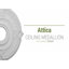 Médaillon de plafond H 18 po x l 18 po x P 0,625 po Attica-73157427