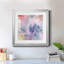 Murmure IV par J Paul - Tableau sous verre acrylique, encadré et sous passe-partout, grand format pour salon-740750136-740750139