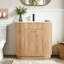 Ensemble de meuble-lavabo simple 35,83 "avec comptoir, robinet et armoire cannelée-2135966584