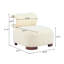 Chaise d'appoint moderne en polyester brun pour le salon - Animaux de compagnie-79574318