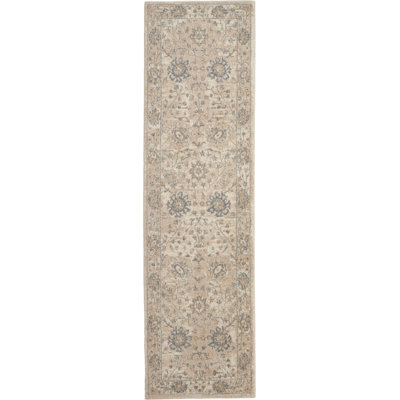 Tapis oriental ivoire / beige sable Rosaline