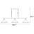 Wayfar Industrial 3-Light Kitchen Island Linear Pendant