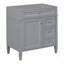 Meuble-lavabo de salle de bain sans lavabo supérieur, armoire de rangement moderne avec 2 tiroirs et un tiroir basculant-238564674-238564700