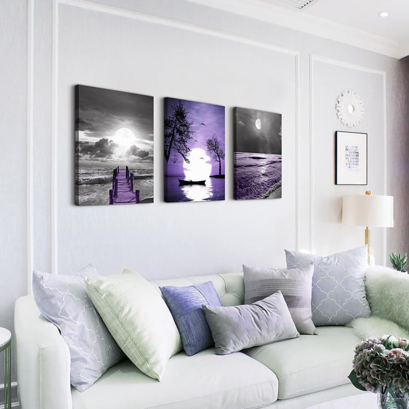 3 Piece Wrapped Canvas Wall Art