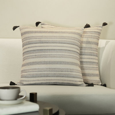 Oksana Jacquard Cushion Cover (Pack Of 2)