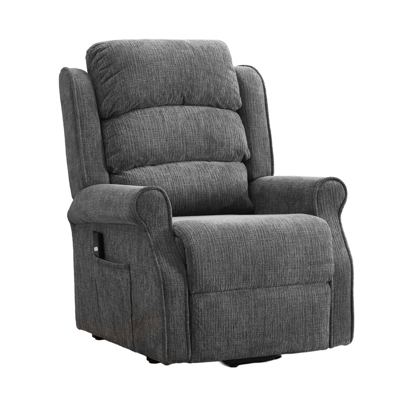 Constantino 84cm Wide Lift Assist Standard Recliner, Grey