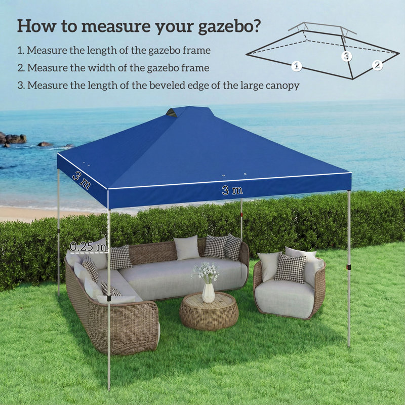 Replacement Canopy Top, Blue