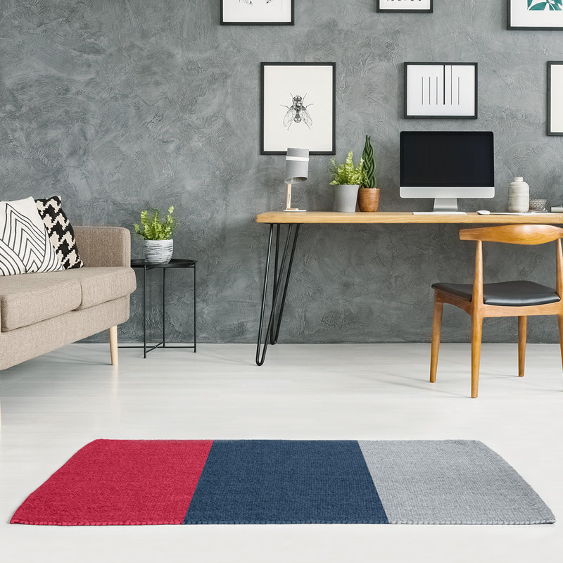 Tapis en poly-rayures de football new england, Rectangle 4 pi x 6 pi