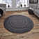 Branscome area rug Hand Tufted Circle Grey