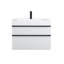 Meuble-lavabo mural 30 po avec lavabo et tiroirs en acrylique Mahalo-122359578