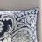Luxurious Indigo Damask King Comforter Set - 7 Pieces