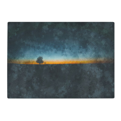 Tempered Glass Lone Tree in Brandenburg Germany Chopping Board