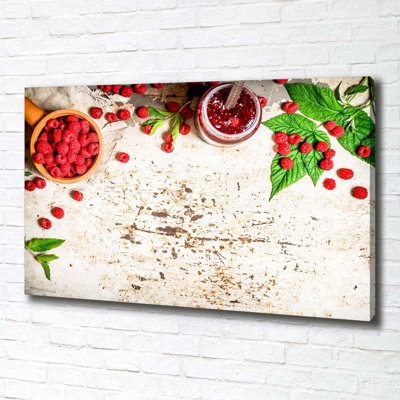 Raspberry Jam - Wrapped Canvas Print