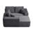 105" Cloud Modular Sectional Sofa Couch With L-Shape Chaise, Plush Corduroy Upholstered Couches For Living Room, No Assembly Required-1842226763-1842226767