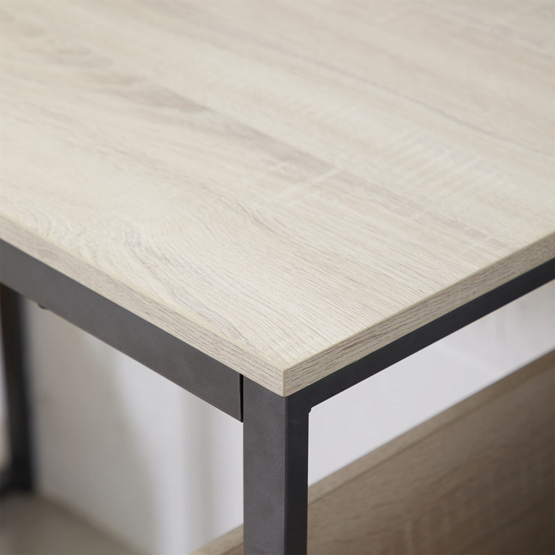 Reuland 91.5cm W Side Storage Writing Desk