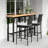 Bahoque Polyethylene (PE) Wicker Outdoor 29.5'' Bar Stool with Cushion