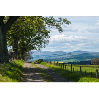 Cheviot Hills, Northumberland, England - Wrapped Canvas Print
