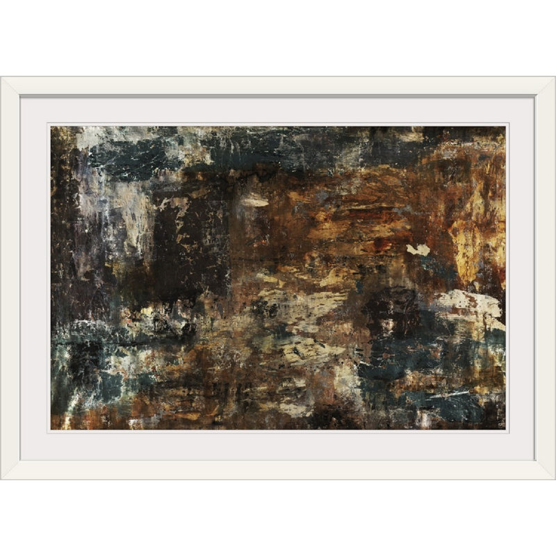 « certitude », impression, Cadre blanc, H 24 po x l 32 po x P 1 po