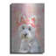 Art mural en métal Flower Crown West Highland Terrier 2 'par Furbaby Affiliates-1435371467