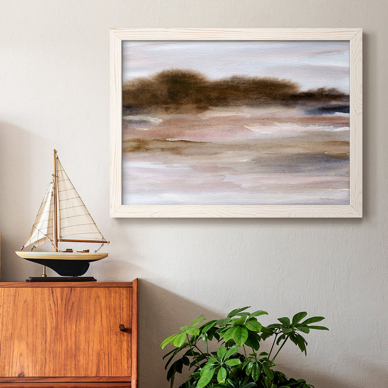 Autumnal Bay, reproduction d'art sur toile encadrée, H 26 po x l 38 po x P 1,5 po, Blanc