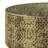 Montrose 30"W Solid Iron Modern Industrial Round Coffee Table with Hand-Hammered Texture