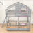 Playhouse-Inspired Twin Over Twin Bunk Bed With Drawers-1015857341