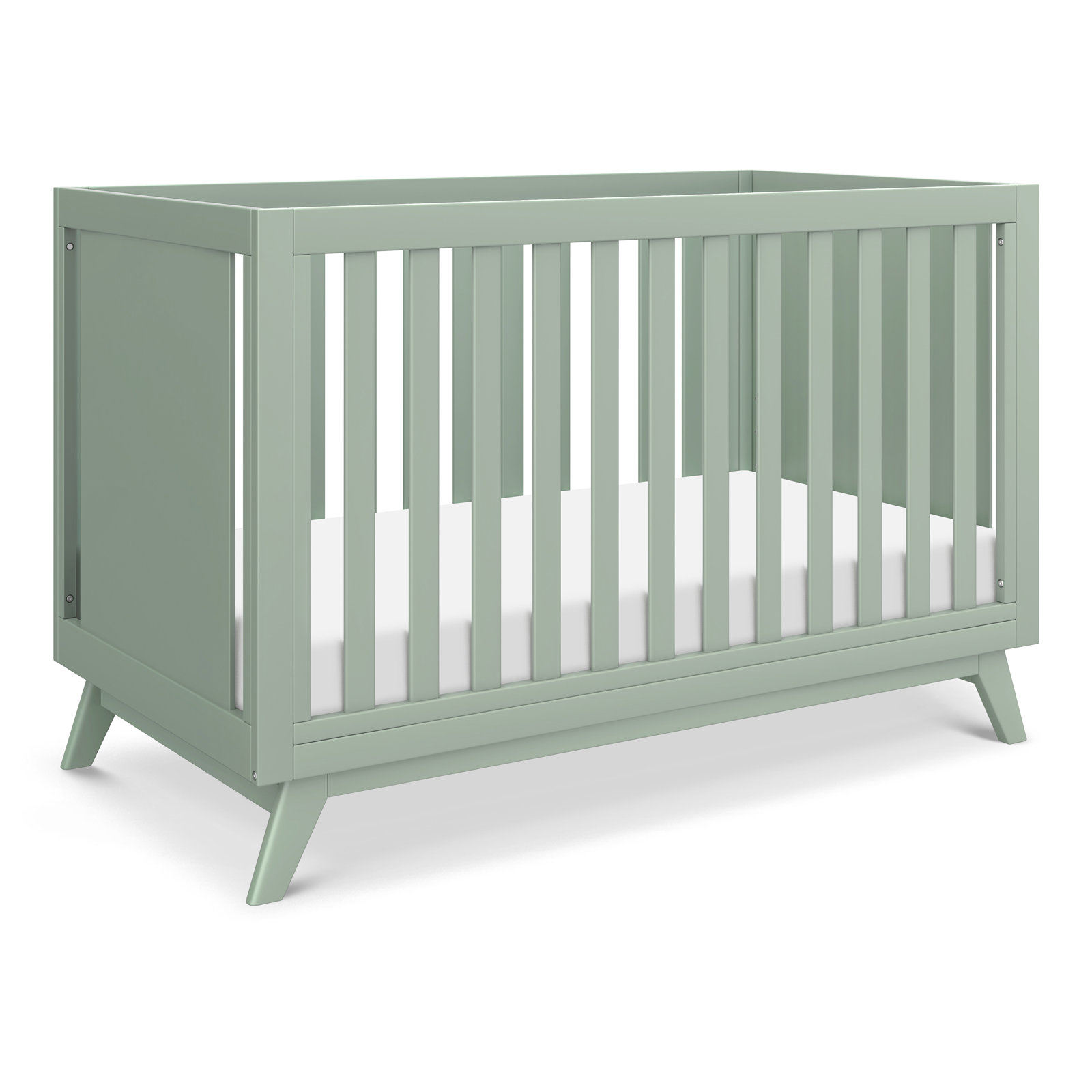 Otto Pine 3-in-1 Convertible Crib, Light Sage