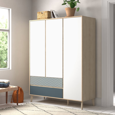 Morones 3 Door Manufactured Wood Wardrobe