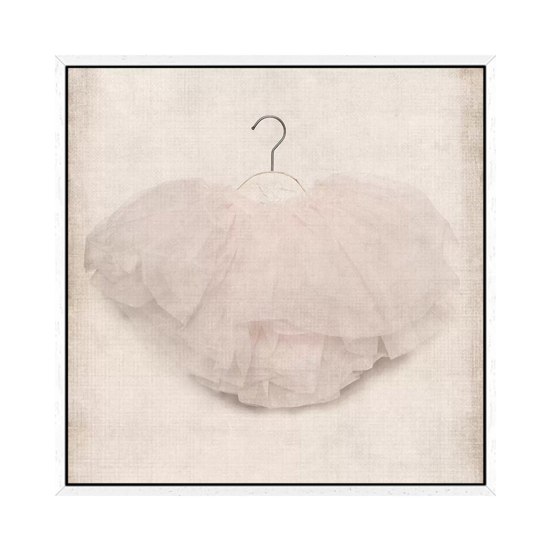 Tutu Vert - Print on Canvas, 45.72 cm H x 45.72 cm W, White Framed
