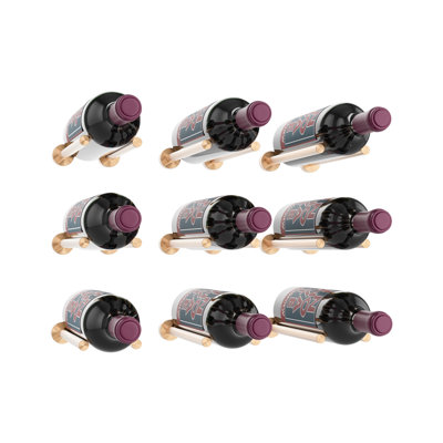 Islais Wall Mounted Wine Bottle Rack