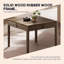 High-Grade Solid Rubber Wood Brown Fully Automatic Mahjong & Dining Table for Chinese Rules