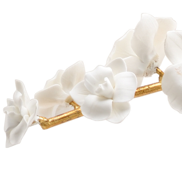 Orchid Ceramic Orchid Faux Floral, 23.5" H x 12.75" W x 12" D