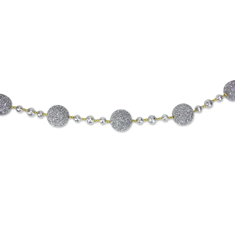 Guirlande de Noël 6 po, Argent