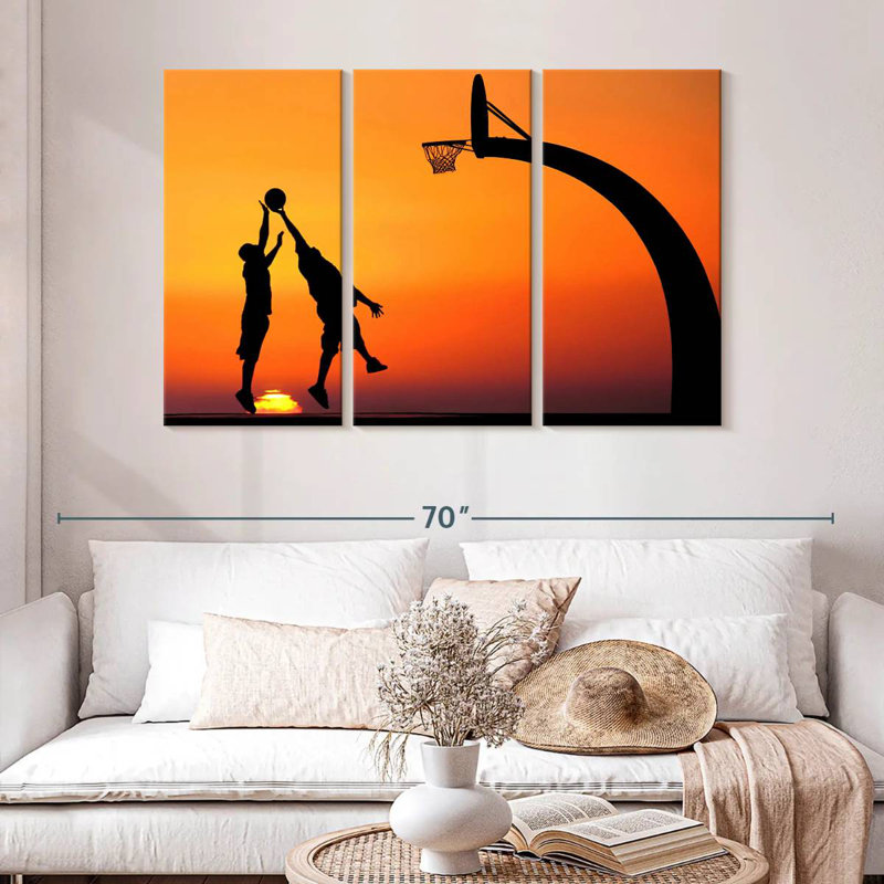 Sireci Basketball Sunset Game, 32" H x 50" W