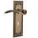 Mission Plate Single Dummy with Decorative Keyhole and Swan Lever