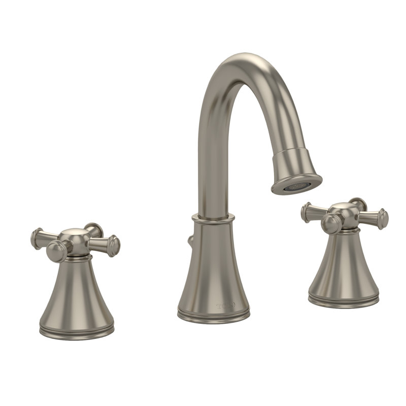 Vivian™ Widespread Bathroom Faucet with Drain Assembly, Brushed Nickel, 1.2 GPM