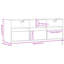 Dallton Unfinished TV Stand-2100811924-2104943280