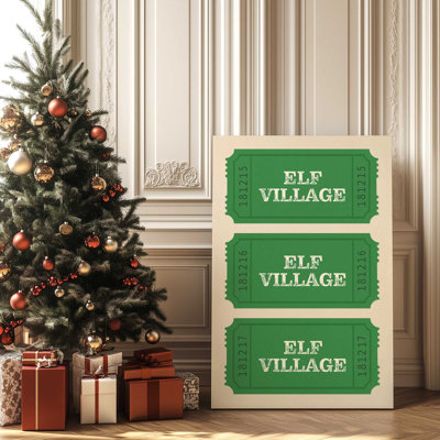 Tickets to Tinsel Town Canvas Art Print