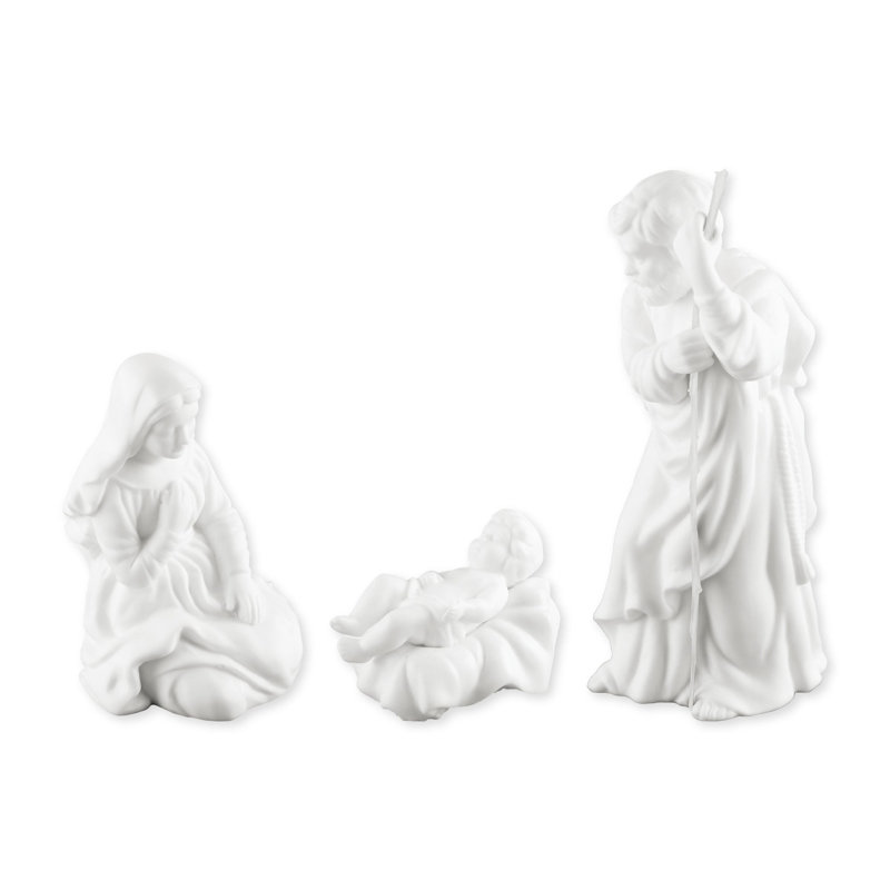 Figurine de crèche de la Sainte Famille, ensemble de 3