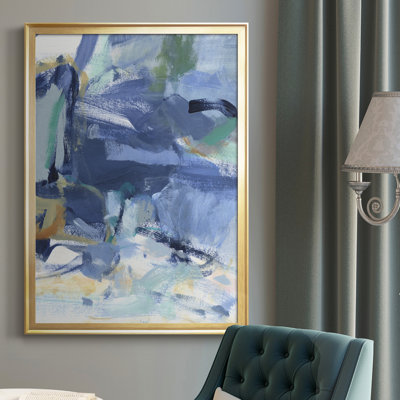«Blue Room I», toile encadrée de qualité supérieure - prête à être accrochée