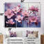 Dogwood Blossoms In Amethyst Hues - ensemble d'art mural cornouiller-107751602-107751601