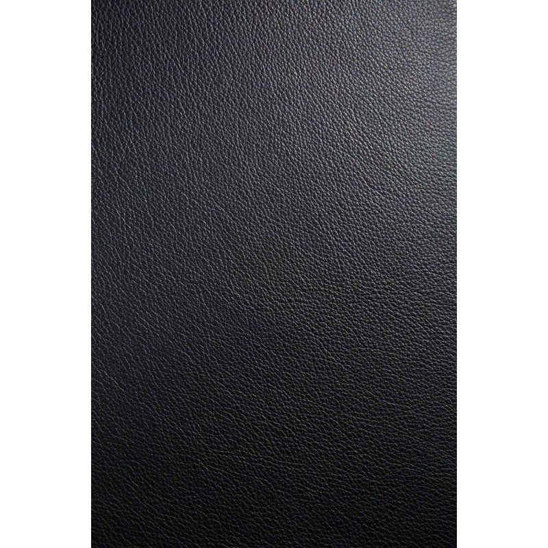 Bok Leather Dining Chair, Black Leather, Black