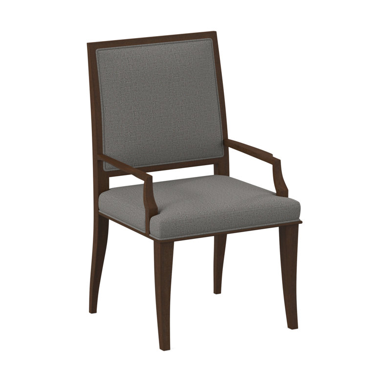 Chaise avec accoudoirs Princeton, Noyer américain, Kinsley Sky