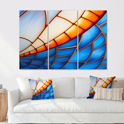 «Textures Butterfly Wings», ensemble de décoration murale à imprimé abstrait