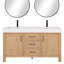  Ensemble de meuble-lavabo double 60 "avec miroir 60"-1002767584-1002767587-1002767586