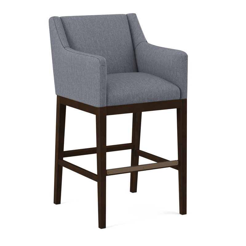Upholstered Stool, Evolution Smokey, Nutmeg
