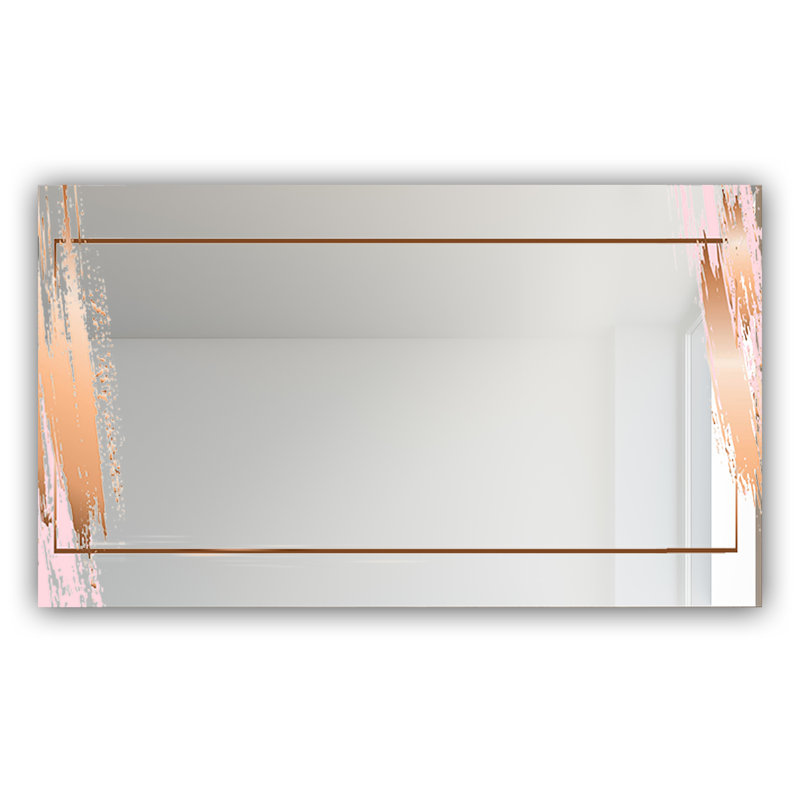 Modern & Contemporary Vanity Mirror, 29.5" H x 39.4" W, Minimal Modern and Contemporary